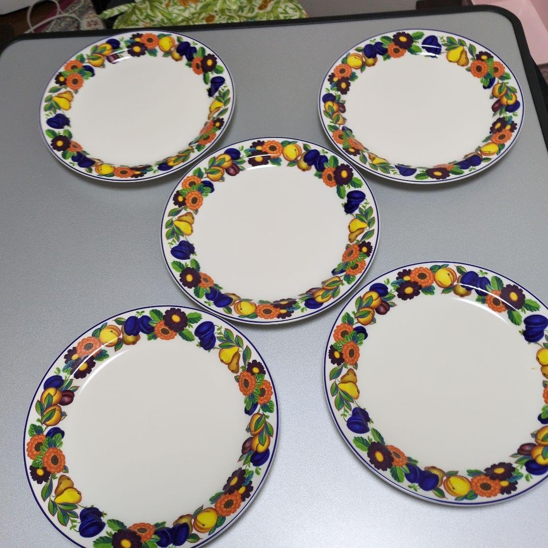 ロイヤルコペンハーゲン　ゴールデンサマー　オーバル皿　パスタ皿　5枚　廃盤　希少 ロイヤルコペンハーゲン ゴールデンサマー オーバル皿 パスタ皿